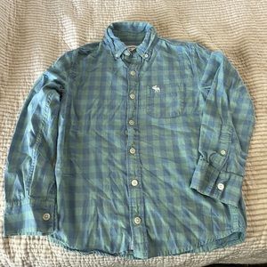 💚Boys Abercrombie Kids 7-8 Button Down Shirt